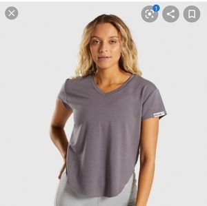 Gymshark slounge clinched tee slate lavender
